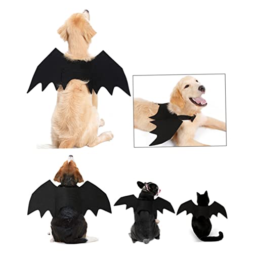 Disfraz para perro alas de murciélago Halloween L miniatura 6