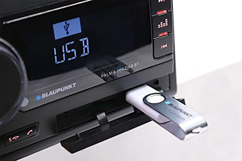 Blaupunkt Palma 200 DAB BT, 2-DIN Autoradio, DAB+, Bluetooth, Freisprecheinrichtung, USB, SD-Kartenleser, Aux-Eingang, 160 Watt, schwarz
