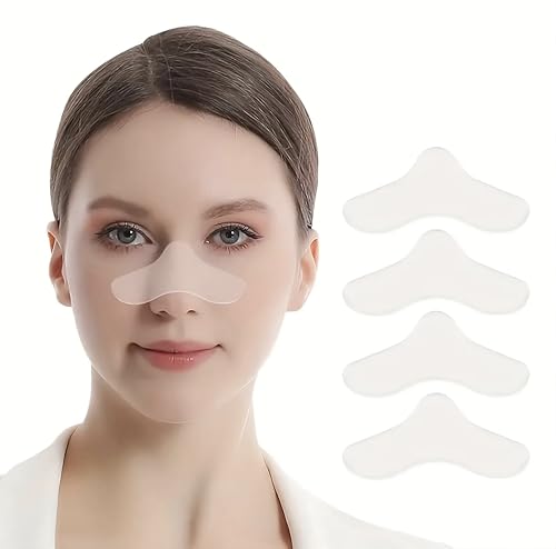 TOCHMAKID CPAP Mask Gel Nose Pads (3-Pack) – Soft Gel Cushions for Nose Bridge, Universal Fit CPAP Mask Accessory, Prevents Red Marks & Skin Irritation