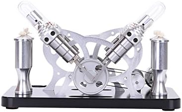 Moteur Stirling à Air Chaud Modèle de Moteur Jouet éducatif Générateur D'électricité 16 Cylindres Plateau Cyclique Jouet éducatif Cadeau Moteur Stirling à Air Chaud Modèle de Moteur Jouet éducatif Générateur D'électricité 16 Cylindres Plateau Cyclique Jouet éducatif Cadeau