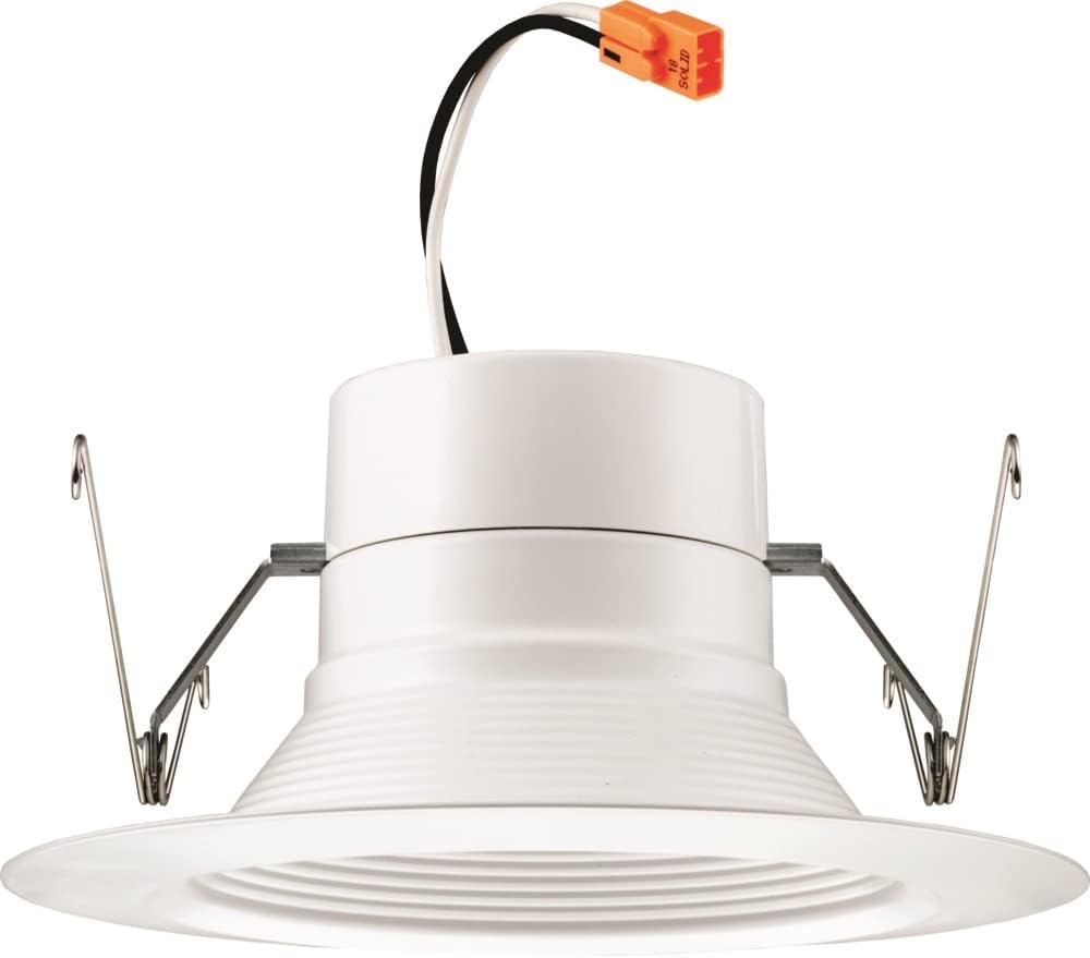 6-Inch White Aluminum LED Retrofit Recessed Lighting Kit