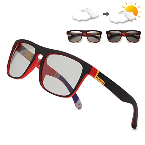 photochromic cycling glasses Retro Transition Reading Glasses for Mens Square Sports Sunglasses Readers 0~+4.00