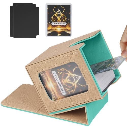 Card Deck Box for MTG Commander, Deck Case Holds 100 Double-Sleeved Cards