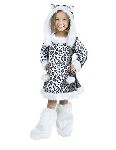 Fun World Baby Girls Costumes Snow Leopard Toddler, White,gray, X-Large US
