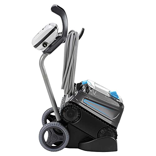 Automatischer Poolroboter Zodiac CNX 50 iQ, bis zu 12x6 m, reinigt Boden, Wände und Wasserlinie. App-Steuerung, Fernbedienung und Liftsystem. Inklusive 18m Swivel Kabel und Transportwagen – Bild 4