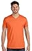 Hanes Men's Cotton Nano V-Neck T-Shirt,Vintage Orange,2XL