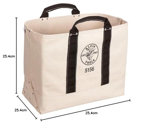 Klein Tools 5156 Canvas Tool Bag, 19-Inch