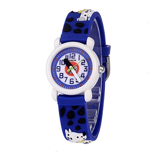 Boy's Girl's Watch,Kids Gift 3D Cartoon Japanese Quartz Silicone Kids Watch, Age 3-10 Toys for 3-15 Year Old Boys Girls Birthday Present for Kids - Best Gifts (Dog)2