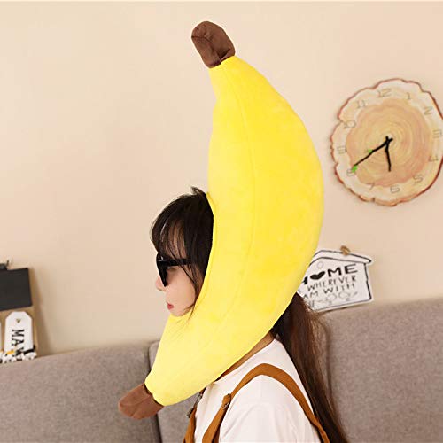 Amazon.co.jp: Bestmaple バナナ 着ぐるみCAP 被り物 ぬいぐるみ