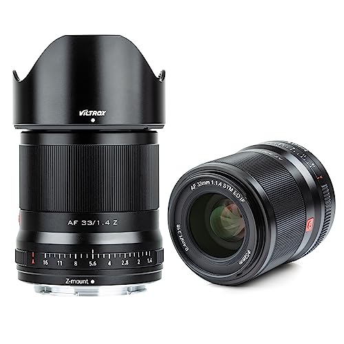 Objectif Viltrox 33mm f1.4 Z pour boîtiers hybrides Nikon APS-C