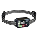 Wireless Dog Fence System with GPS Collar Circular Border for Safe Outdoor Use up to 2000 m Range (Black, 22 x 10 x 5 cm)