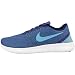 Women's Nike Free RN Running Shoe Blue Moon/Polarized Blue/Coastal Blue Size 7.5 M US