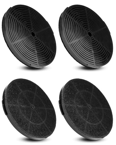 QAGGUM Carbon Charcoal Filter Fit for 30" Convertible Ductless/Ventless Wall and Island Range Hoods, Range Hood Filter Replace WRHF005S2, 4Pcs