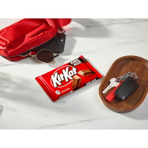 Image of KIT KAT Milk Chocolate Wafer King Size, Candy Bars, 3 oz (24 Count)
