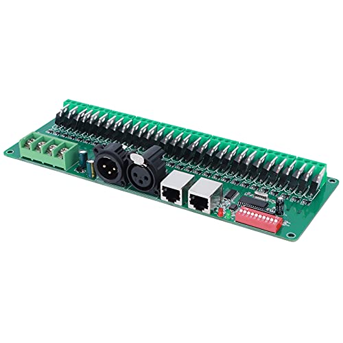 Decodificador Constante DMX512, Controlador de Decodificador Dmx 30CH Driver de Dimmer DMX512 para F