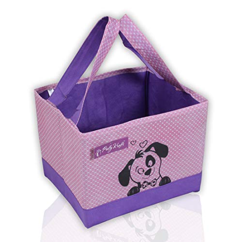 Image of PrettyKrafts Storage Box Set of 2 Open Impreio Pink Printed