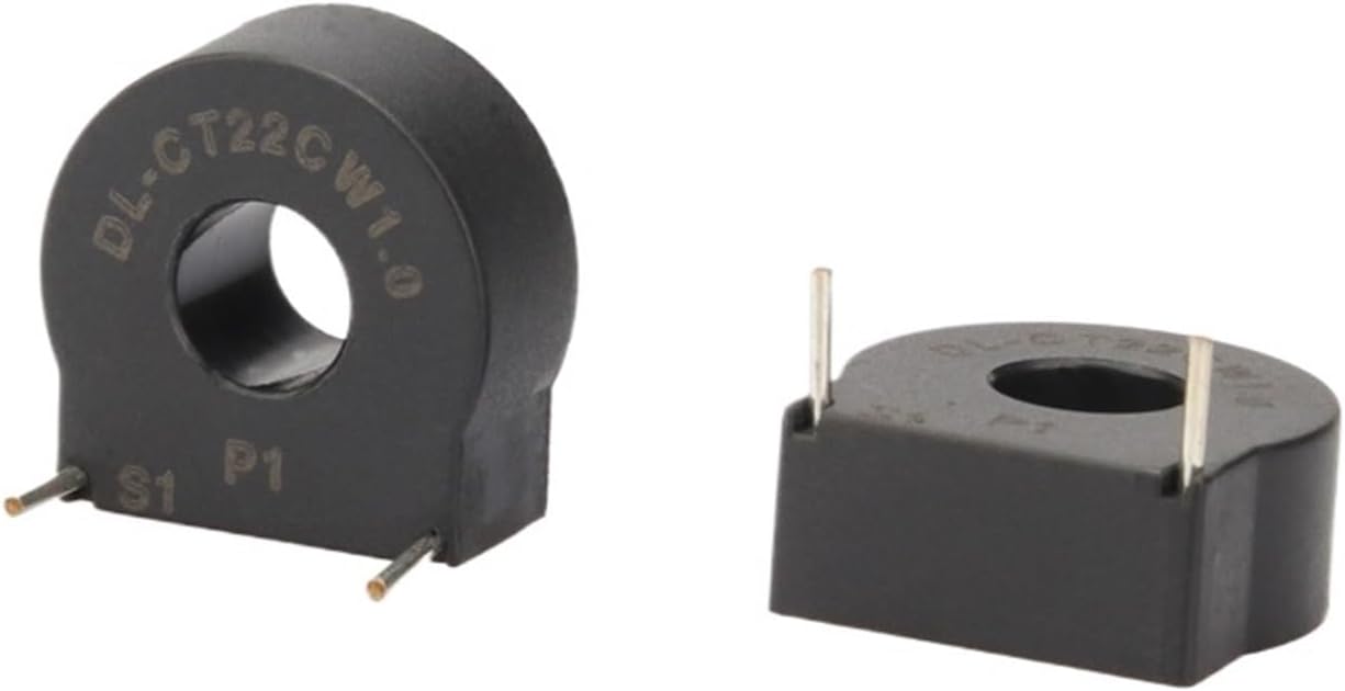 2 Pcs Miniature AC Horizontal Current Transformer Sensor DL-CT22CW1.0 5a 5mA 1000:1 DL-CT22CW2.0 5A:2.5mA2000:1 Pin Type PCB(Dl-ct22cw2.0)