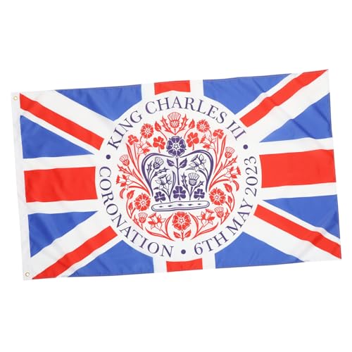 Drapeau Union Jack de qualité supérieure BESPORTBLE, lot de 2 bannières en polyester extérieur - 2