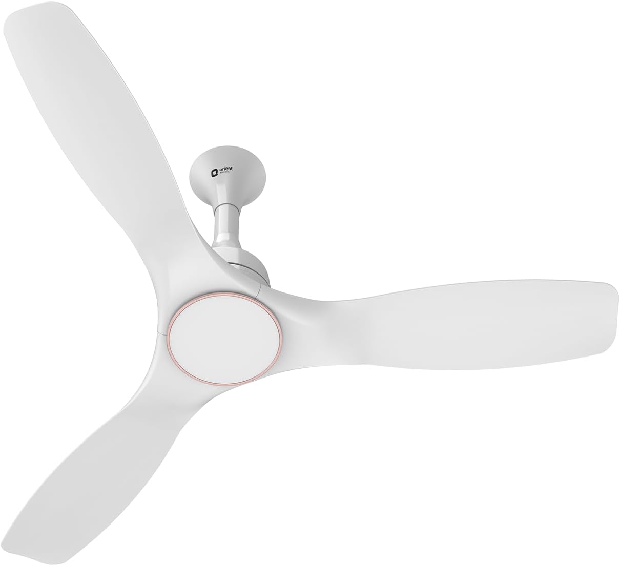 Orient Electric 1200mm Aerosense BLDC Ceiling Fan with Remote | BEE 5-star rated Energy Saving Fan | 5-year warranty by Orient | White, pack of 1