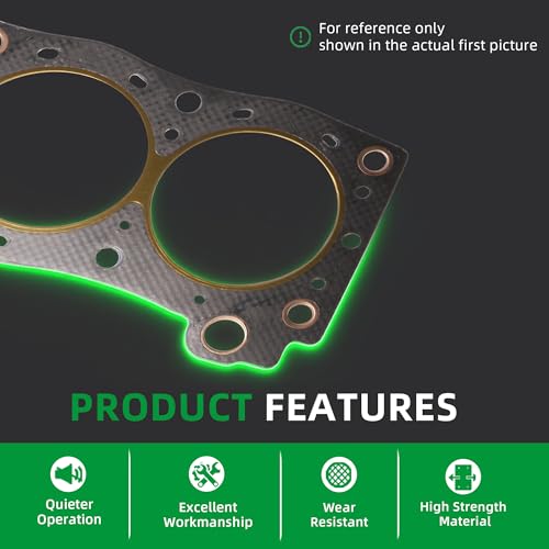 Image of Head Gasket Set FGS9000M, Fit for Toyota 4Runner, for Pickup, for Celica 1985-1995 2.4L L4 8V SOHC Naturally Aspirated 22R, 22RE, 22REC Replace FGS9000, FGS9000M(54pcs)