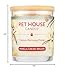 One Fur All Pet House Candle Plant-Based/Soy - Clean Burning Scented, Long Lasting Pet Odor Candle for Home - Vanilla Crème Brulee