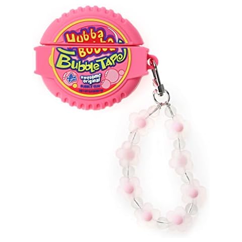Wifantien 3D Bubble Gum Case for AirPod 3 Case,3D Cute Women Girls Kids Stylish Fashion Chic Lovely Kawaii Bubble Gum Case with Flower Chain for Airpods 3rd Gen Case 2021(Bubble Gum) Cover