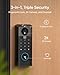 eufy Security Video Smart Lock S330, 3-in-1 Camera+Doorbell+Fingerprint Keyless Entry Door Lock, Smart Wi-Fi Deadbolt for Front Door, App Remote Control, SD Card Required, Chime Included