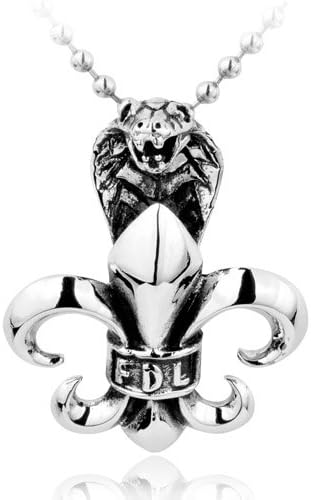 My time Pendant Cool FDL Cobra King Necklace Pendant For Men and Women Fashion STAINLESS STEEL Jewelry BP1150