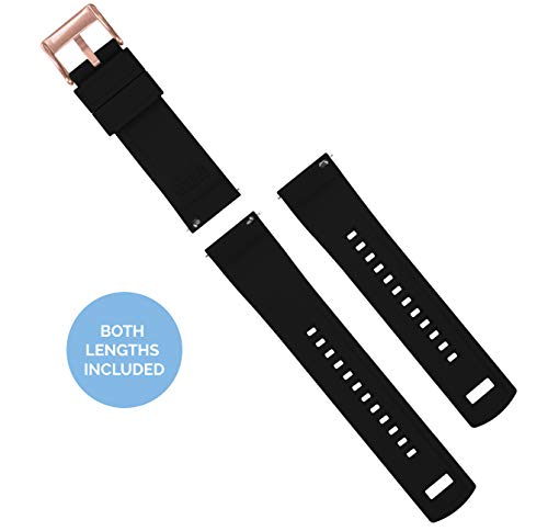 Image of BARTON Elite Silicone Watch Bands - Gold Buckle Quick Release