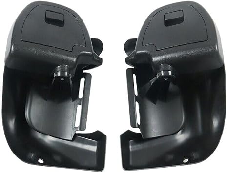 Glossy Black Lower Vented Leg Fairings Glove Box Fit For Harley Touring Road King Electra Street Glide Ultra Limited Classic 1983-2013