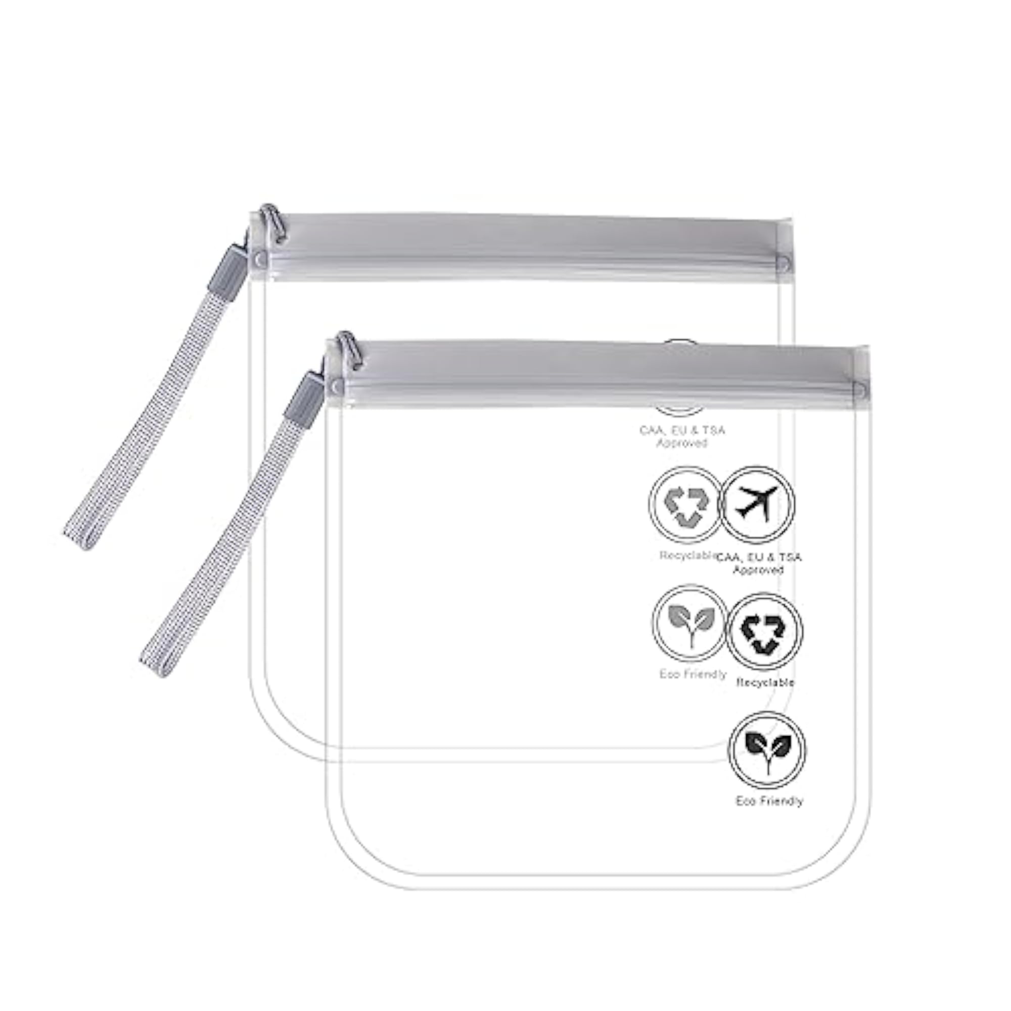 TSA Approved Transparent Toiletry Bag, Leak-Proof