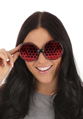 elope Fly Costume Sunglasses for Adults | Bug Insect Eyewear with Multi-Eyed Graphic Lenses | Dragonfly Firefly Accessory Standard