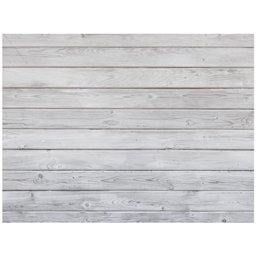 Fondo Vintage de Madera 8x6 ft Blanco Gris para Fotografía miniatura 1