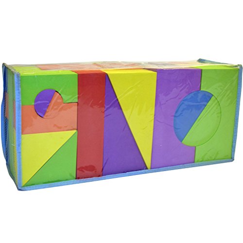 Giant Foam Building Blocks, Building Toy For Girls And Boys, Ideal Blocks Construction Toys For Toddlers, 50 Pieces Different Shapes And Sizes, Waterproof, Bright Colors, Safe, Non Toxic #TOP5