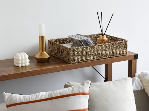 Storageworks Large Storage Baskets, Seagrass Baskets For Shelves thumb #2