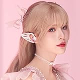 Elf Ear Bluetooth Headphones for Egirls, Wireless 5.0 Earbuds with 10 RGB Colors, App Control, IPX4 Water Resistant, Cute in-Ear Elf Earphones with Charging Case - Nice Gift
