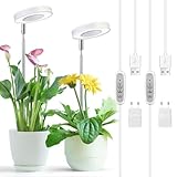 Cieex 2 Stück Pflanzenlampe Led Vollspektrum für Zimmerpflanzen,...