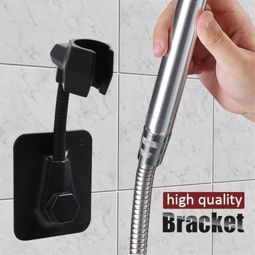 Soporte para cabezal de ducha con barra de baño ajustable y adaptable a bañeras 3
