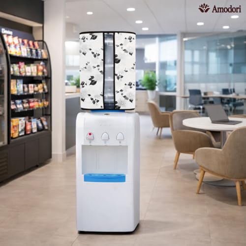 Image of Multicolor 20 Litre Water Dispenser Bottle Cover | Waterproof & Dustproof PVC Fabric | Reusable Protective Cover for 20L Water Can (floral-20)