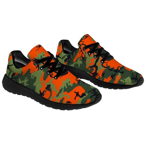 Camouflage Print Shoes for Men Women Running Comfortable Lightweight Tennis Walking Sneakers4