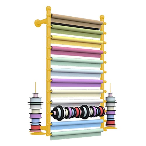 Soporte de exhibición de pie, Estante Organizador de Soporte de Cinta de Montaje en Pared, Soporte Vertical Moderno para Bufandas, Estante de Almacenamiento para exhibición de Toallas, para