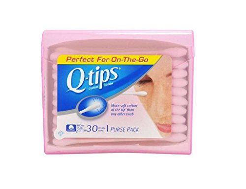 Q-tips Swabs Purse Pack 30 Each