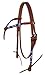 PRORIDER Horse Show Bridle Western Leather Headstall 79RT07HB