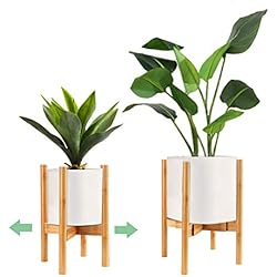 Macetero Tipo Nordico Surplex Soporte para Plantas Ajustable,Soporte de Plantas Expandible Retro Soporte para Exhibición de Macetas, Moderno Soporte para Macetas de Flores para Interior y Exterior