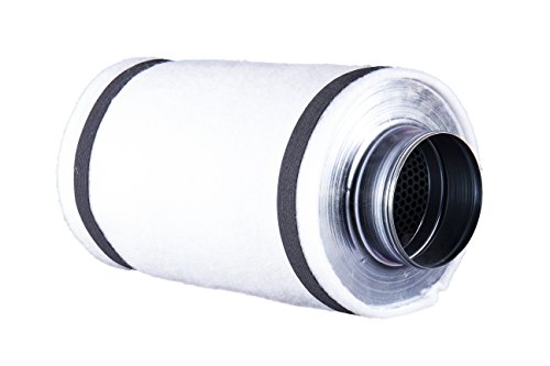 Hydro Crunch 6 in. x 12 in. Carbon Charcoal Air Filter with Flange