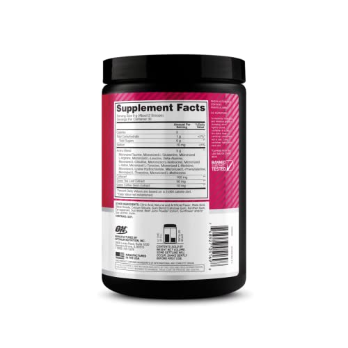 image for Optimum Nutrition Amino Energy - Pre Workout with Green Tea, BCAA, Ami