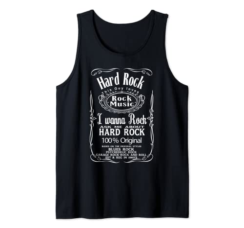 Quiero rockear Este Encanta música Hard Rock Heavy Metal Camiseta sin Mangas
