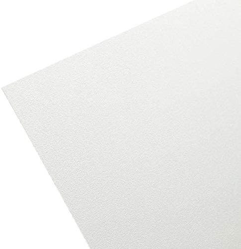 Kydex - Lámina de plástico polar blanca 12 x 12 x 1/16 pulgadas (0.060 pulgadas)
