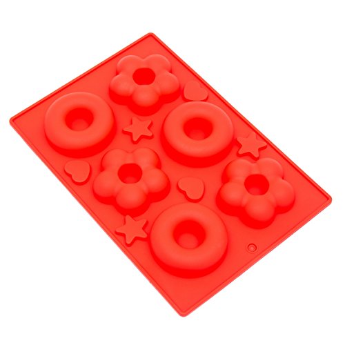 Bandeja de Hielo de Silicona Suave para Hacer Donas y Chocolates miniatura 1