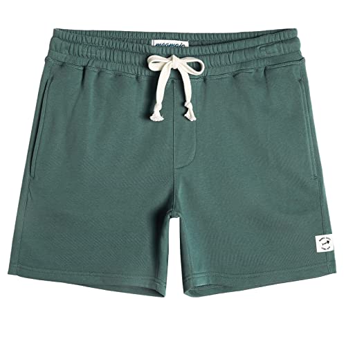MaaMgic Herren Kurze Hosen Sweatshort Jogginghose Baumwolle Fitnesshose...